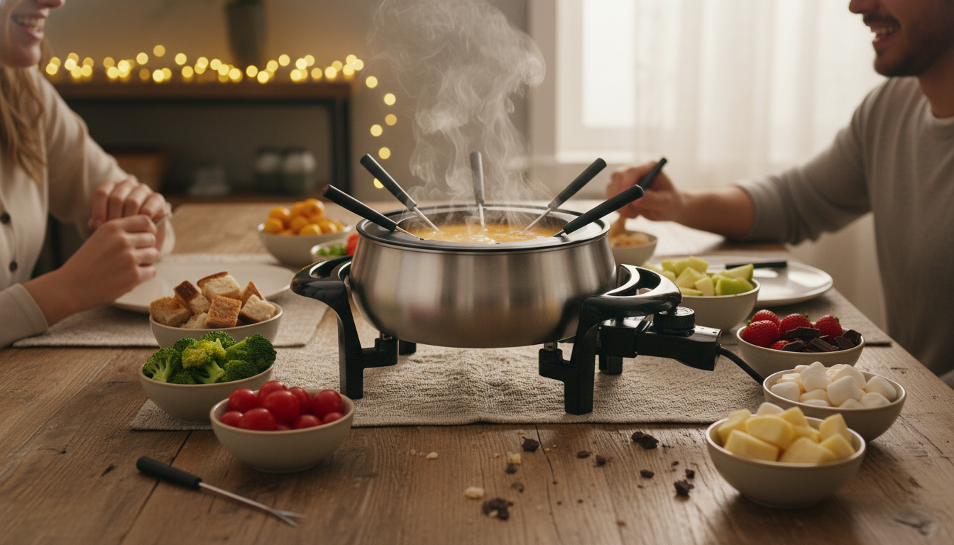 Electric Fondue Nights: Easy Cheese & Chocolate Melts