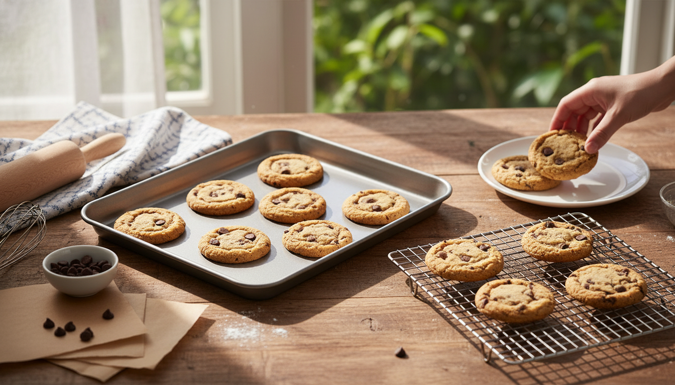 Large Stainless Steel Baking Tray: Roast, Bake, Prep
